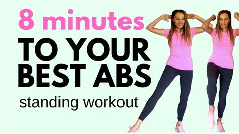 Standing Ab Workout At Home Standing Ab Routine Day Ab Challenge Lucy Wyndham Read Youtube