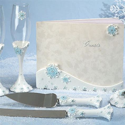 Winter Wonderland Wedding Accessory Set Would Make A Perfect Addition