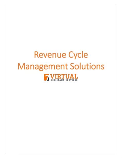 Ppt Revenue Cycle Management Solutions Powerpoint Presentation Free