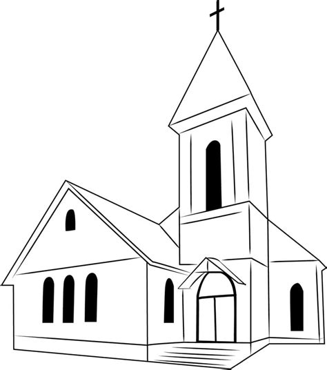 Dibujos De Iglesia 10 Para Colorear Para Colorear Pintar E Imprimir