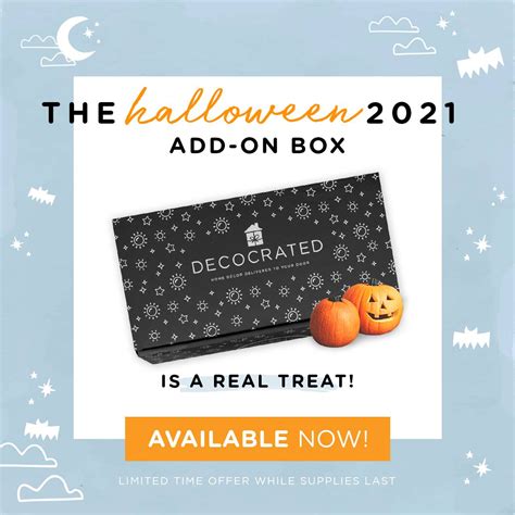 Decocrated Halloween Add On Box 2021 Full Spoilers Hello Subscription