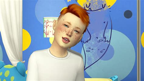 Anto Atreus Hair Kids And Toddler Version Redheadsims Cc