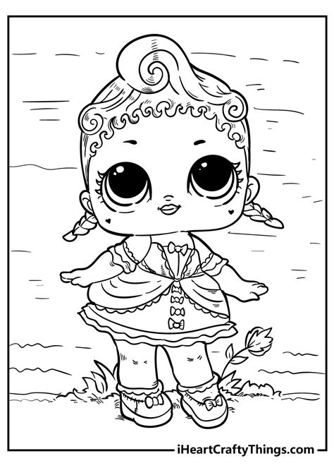 Lol Dolls Coloring Pages Free Printable Lol Dolls Coloring Pages Lol