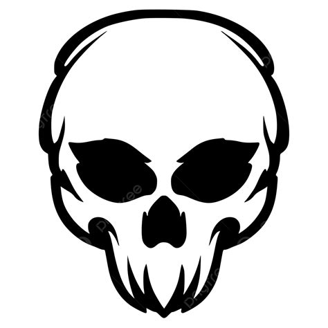 Powerful Skull Head Logo Vector Skull Skull Logo Skull Head Png And