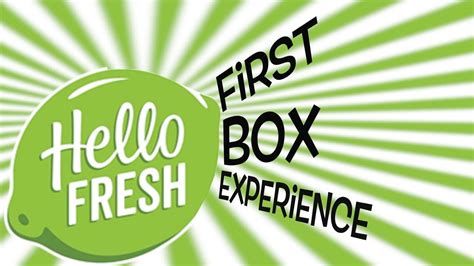 Hello Fresh First Box Experiencenot Impressed Youtube