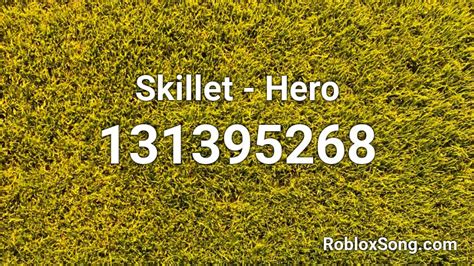The new discount codes are constantly updated on couponxoo. Skillet - Hero Roblox ID - Roblox music codes