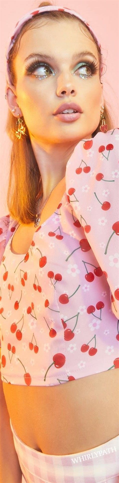 Cherry Print Fashion Source Dollskill Cherries Cherry Pink Fuit