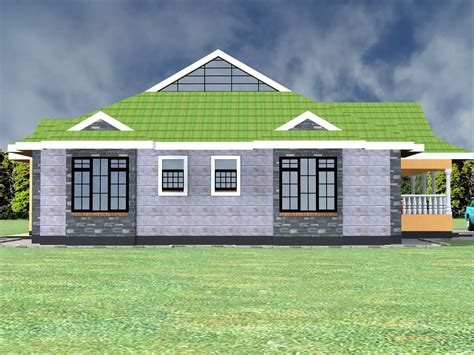 Four Bedroom Bungalow House Plans In Kenya HPD Consult