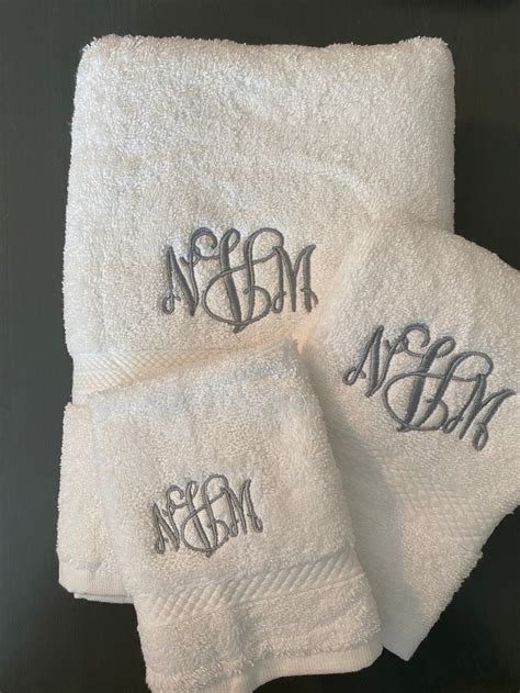 Monogrammed Towels