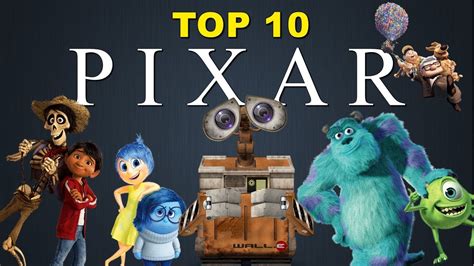Top 10 Melhores Filmes Da Pixar Ranking Pixar Parte 2 Youtube