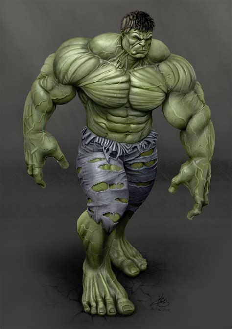 Hulk Digital Painting Photoshop Rfanart