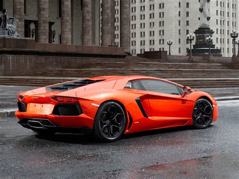 Hintergrundbilder Auto Fahrzeug Lamborghini Aventador Orange Autos