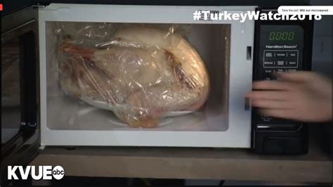 turkeywatch2018 kvue answers the question can you microwave a thanksgiving turkey