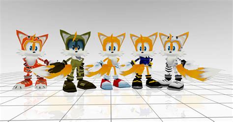 Tails Costumes From Sonic Rivals 2 By Oneirio On Deviantart