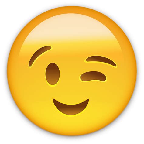 Download Emoticon Smiley Wink Smile Whatsapp Emoji Hq Png Image In Different Resolution Freepngimg