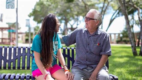 Joy Factor Teen Girl Goes To College With Her Year Old Grandfather