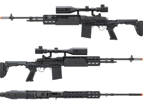 Gandg Hba L M14 Ebr Long Marksman Rifle Blackblitz Airsoft