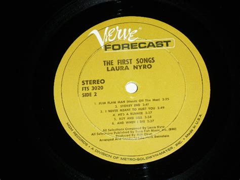 Laura Nyro Laura Nyro The First Songs 1967 Us Original Lp パラダイス・レコード