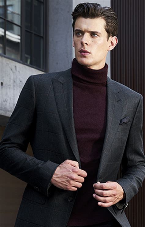 Wear A Turtleneck To Look Cool And Stay Warm Turtleneck Outfit Men Mens Fashion Suits Mens