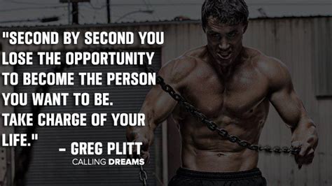 “second By Second You Lose The Opportunity To Become The Person You Want To Be Take Charge Of