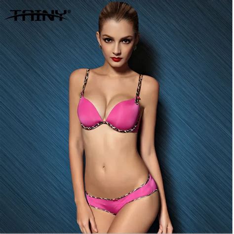 Buy Tainy 2017 New European American Women Underwear Sexy Lingerie Deep V Push