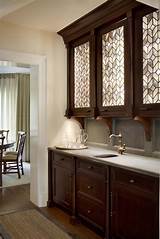 There are 158 glass inserts for kitchen cabinets for sale on etsy, and they cost $126.10 on average. Morgante Wilson Architects used a custom leaded glass for ...