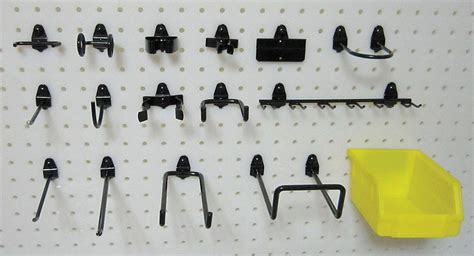 Grainger Approved Steel Pegboard Hook Assortment Kit Screw In Mounting