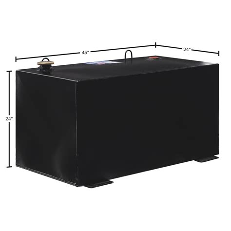 Better Built Steel Transfer Fuel Tank — 100 Gallon Rectangular Black