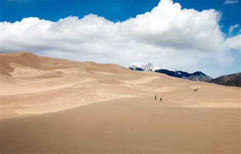 Sand Dunes White Sands At Great Sand Dunes National Park Image Free