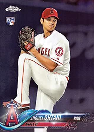 Three 2018 shohei ohtani topps rookie cards (l to r): Amazon.com: 2018 Topps Chrome Baseball #150 Shohei Ohtani Rookie Card: Collectibles & Fine Art