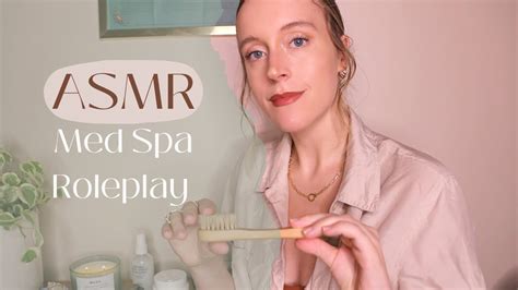 asmr med spa role play facial gua sha layered sounds personal attention soft spoken youtube