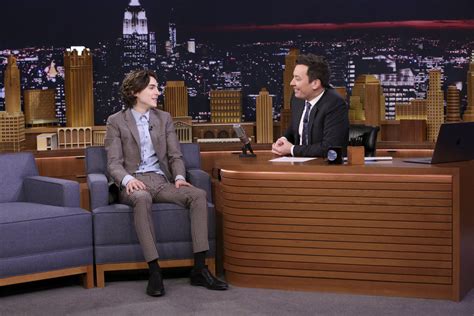 Timoth E Chalamet Appearing Summer Walker Performing On December Tonight Show Starring Jimmy