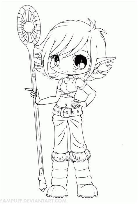 13 Pics Of Chibi Elf Coloring Pages Cute Anime Chibi