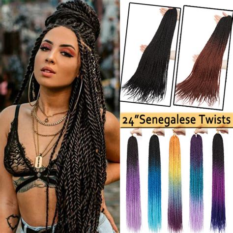 24 New Senegalese Twists 30 Strands Crochet Braids Senegal Hair