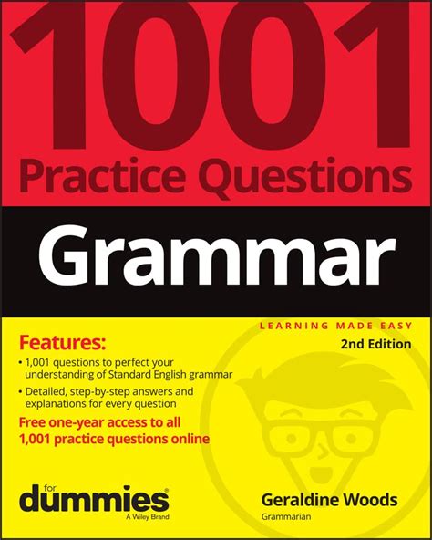 Grammar 1001 Practice Questions For Dummies Free Online Practice