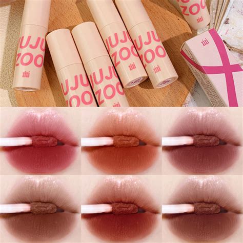 Towoo Xixi Lip Mud Matte Mist Velvet Shiny Lipstick Moisturizing Long