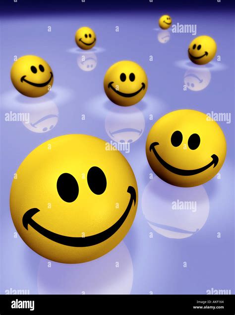 Smiley Smiling Face Symbol Of Happiness Joy Delight Pleasure Luck Stock