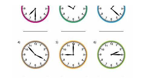 Telling Time Worksheets | Telling time worksheets, Time worksheets