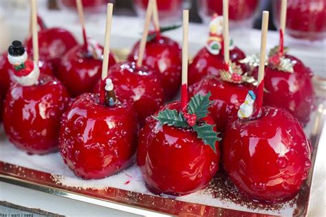 Candy Apples Christmas Market Candy Apples Christmas Food Apple
