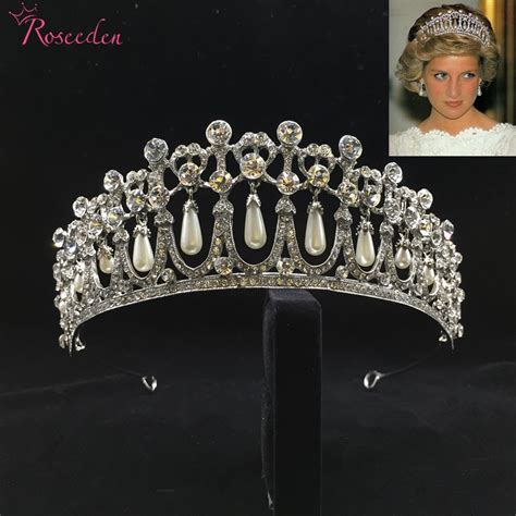 Princess Diana Crystal Pearls Princess Diana Wedding Tiara Princess