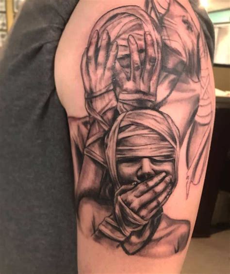 In fact, this is the only tattoo i've ever seen that i've liked (excepting my dad's faded anchor tattoo. Top 97 Best Hear No Evil See No Evil Speak No Evil Tattoo ...
