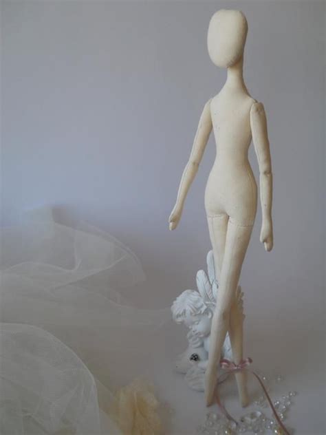 Blank Doll Body For Crafting 17 Handmade Doll Presewn And Stuffed Blank Doll Body Premade