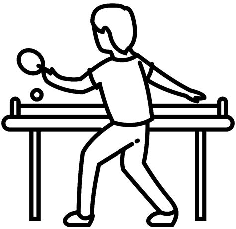 Ping Pong Sheets Coloring Pages Table Tennis Coloring Pages Páginas