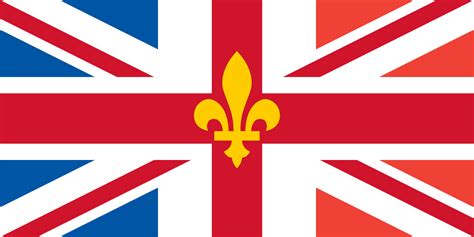 Flag Of The Franco British Union An Idea Talked About During Ww2 R