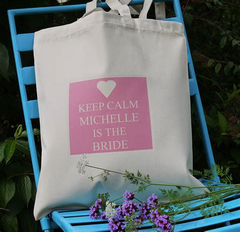 Personalised Bride Bag By Andrea Fays