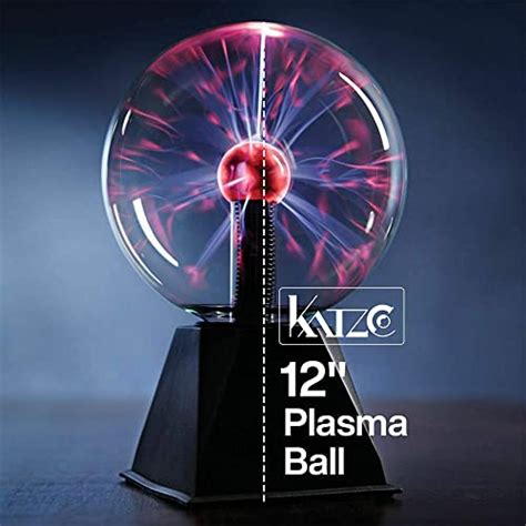 Katzco Plasma Ball 7 Inch Nebula Thunder Lightning Plug In For