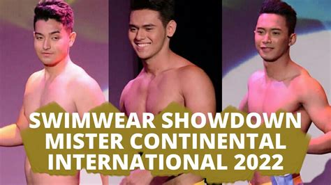 Swimwear Showdown Mister Continental International 2022 Youtube
