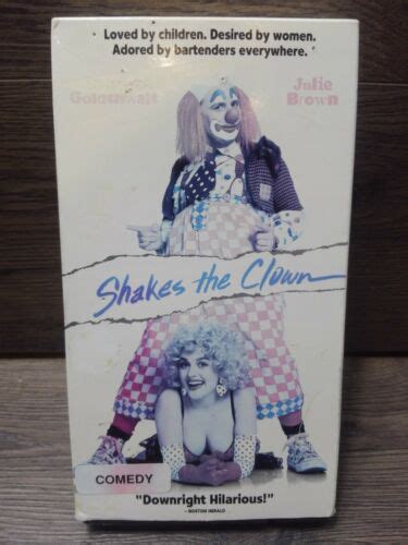 Shakes The Clown VHS 1992 Bobcat Goldthwait Julie Brown Drunken