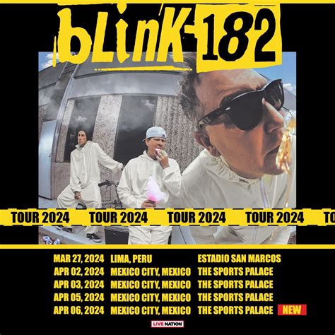 blink 182 on twitter guys great news we are finalizing the full run of dates for south