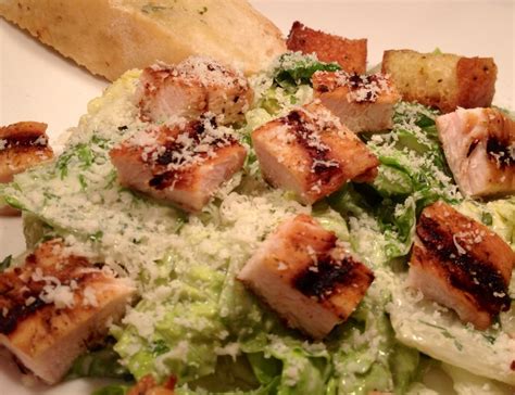 Grilled Chicken Caesar Salad With Homemade Croutons The South In My Mouth